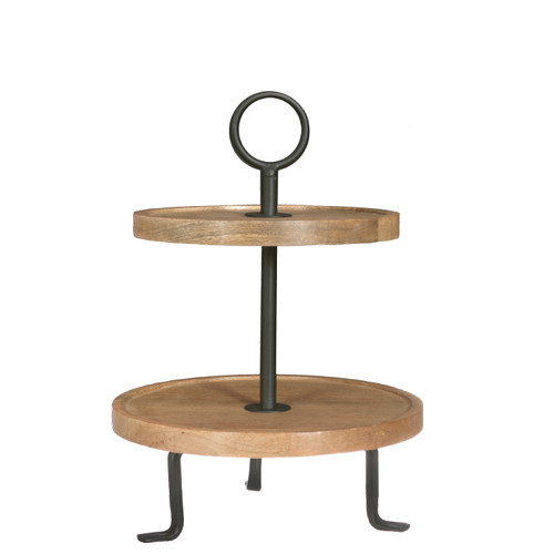 Rustic cake stand two - stand,