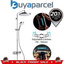 Mira Showers Form Dual Thermostatic Mixer Shower Valve Exposed + Rainshower Head