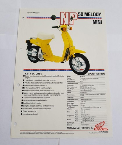 Honda np50 melody - honda,