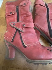 Mustang Red Fleece Lined