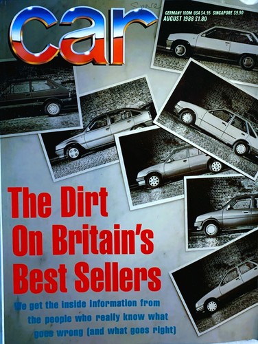 Car magazine aug 1988 - magazine,