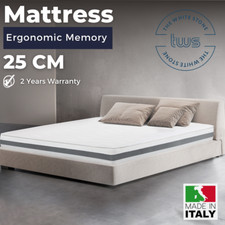 Memory Double Mattress, Orthopaedic, Antibacterial with Hypoallergenic Coating
