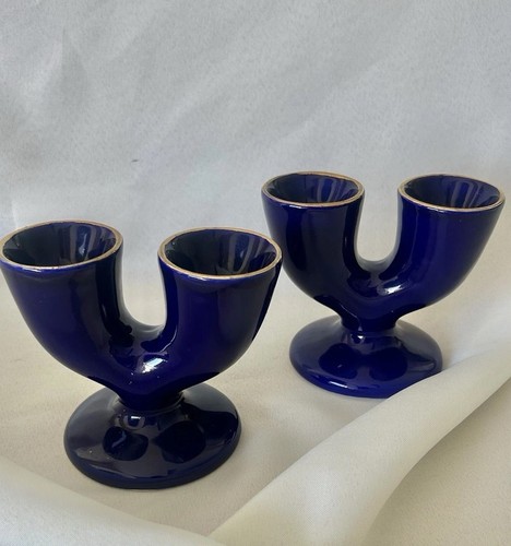 Vintage ceramic cobalt blue - ceramic,