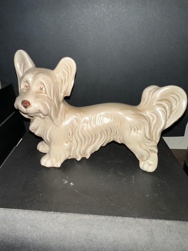 Sylvac skye terrier dog - dog, marked