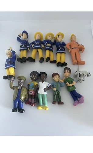 12pcs fireman sam figures - fireman,
