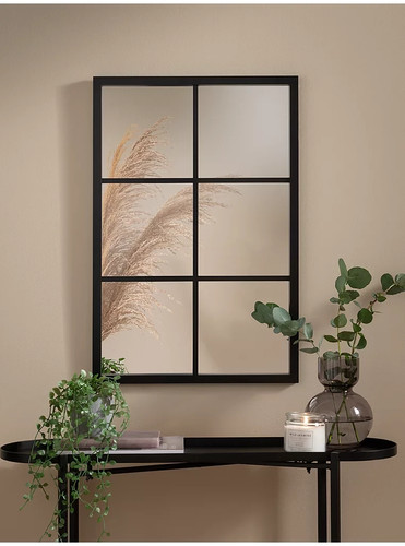 Window style wall mirror - wall,