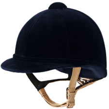 Charles Owen Hampton Horse Riding Show Hat | VG1, PAS015, Kitemark, Black, Navy