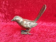 Beautiful, old Bronze Figure, Bird (Sparrow)