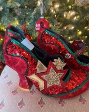 Irregular Choice, Starlight Star Star Bright Christmas Shoes Size 41 UK7.5