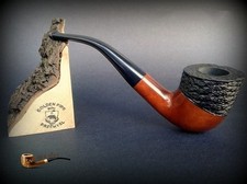 HAND MADE WOODEN TOBACCO SMOKING PIPE  PEAR  no 45  Rustic + Filter
