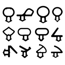 uPVC Window Door Gasket Bubble Flipper Rubber Draught Seal Vent Sash Replacement