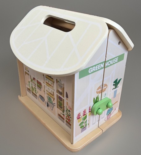 Little town wooden greenhouse - little,