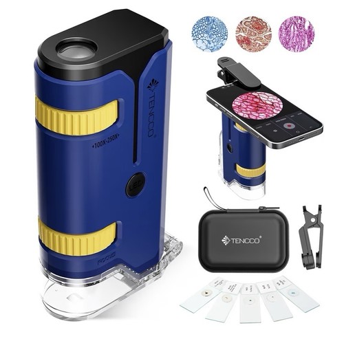 Mini pocket microscope - pocket, kit