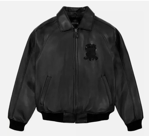 Men black avirex real - avirex,