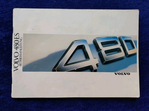 Volvo 480 owners manual - volvo, es