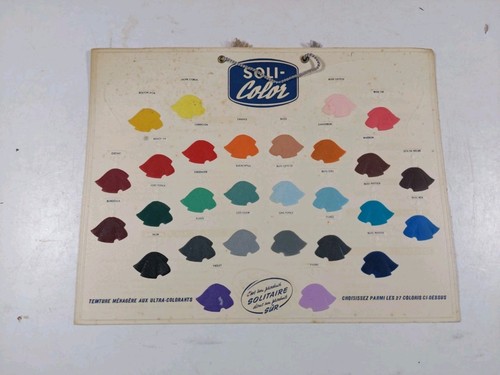 Vintage french fabric dye - vintage,