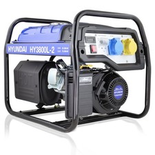 Hyundai Generator HY3800L-2 3.2kW 4 Stroke Petrol Generator Recoil Start