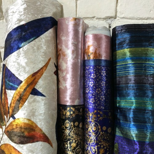 Patchwork velvet upholstery - patchwork,
