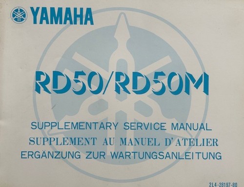Yamaha rd50 rd50m genuine - yamaha,