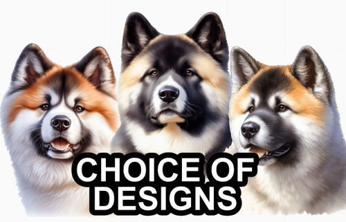 Akita self adhesive dog - self,