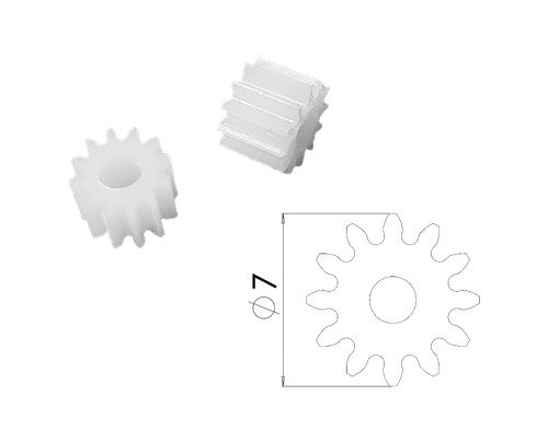 Speedometer gear pinion - speedometer,