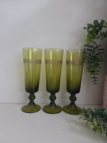 Crystal champagne flutes - crystal,