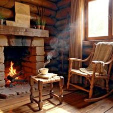 Vintage Wooden Woven Wicker Rattan Foot Stool 12" X 12" X 12" 