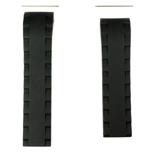 Black rubber strap watch