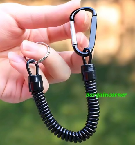 Spiral keyring stretchy - spiral, key