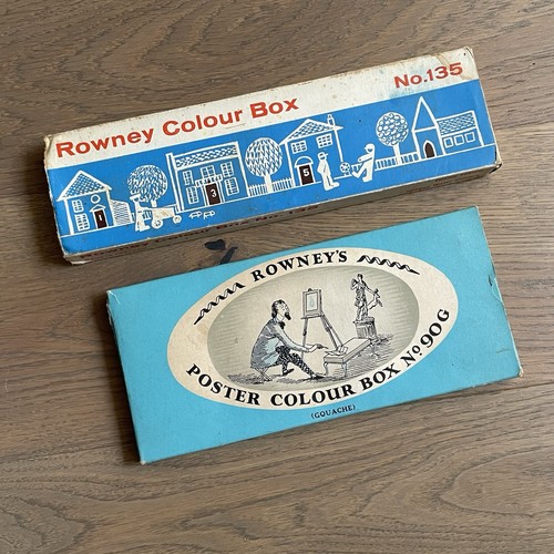 Vintage rowney colour box - rowney,