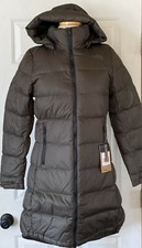 $299 NWT Womens The North Face Metropolis Parka 3 Goose 550 Down Hooded Green S