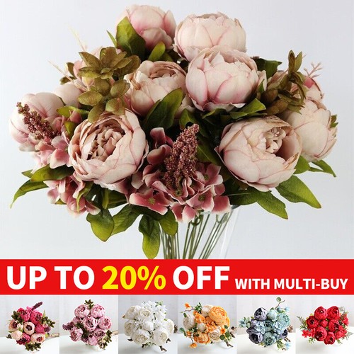 Heads silk peony artificial - silk,