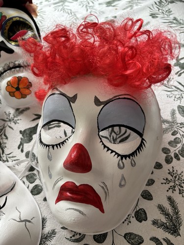 Hand painted halloween masks - hand,