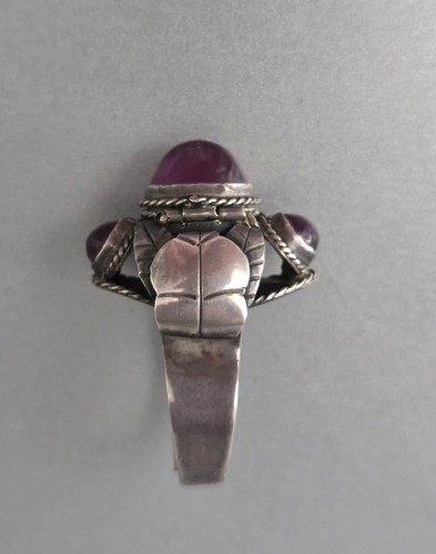 925 silver amethyst - silver, &