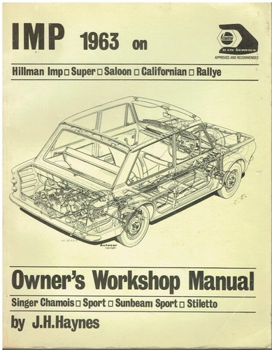 Hillman imp sunbeam stiletto - hillman,