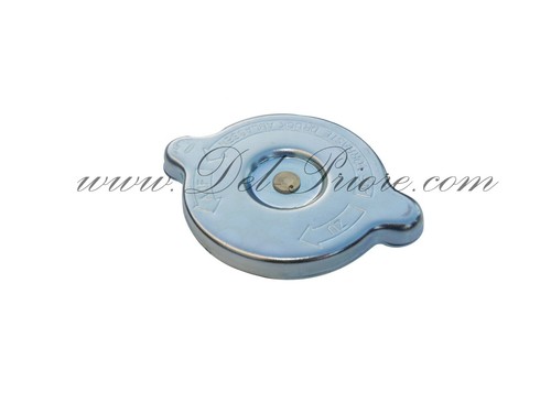 Radiator cap chrome - round, alfa