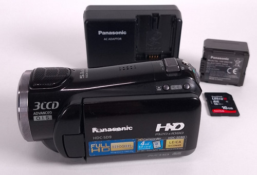 Panasonic hdc sd9 full 3ccd - hd,