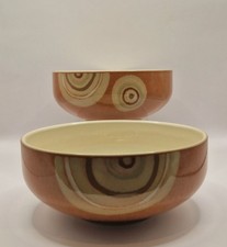Set of 2 Denby Stoneware Fire