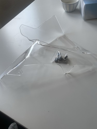 Clear motorcycle windscreen - clear,