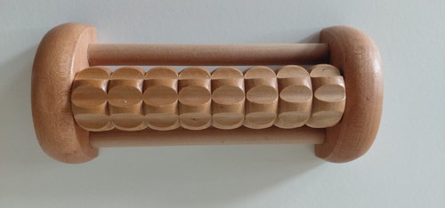 Wooden foot massager - foot, roller