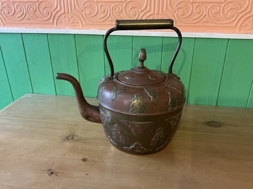 Vintage copper brass - copper, kettle