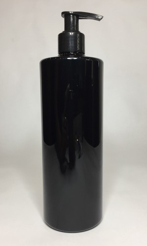 500ml black cylindrical pet - 500ml,