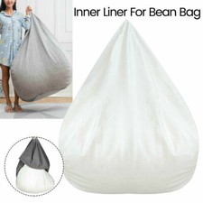 Large Inner Liner Stocking Bean Bag Chair Cover Easy Cleaning For Filling S/M/L