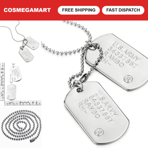 Men military dog tag - men's,