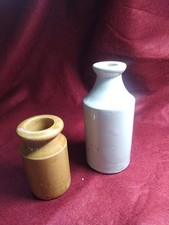 Two Small Glazed Stoneware