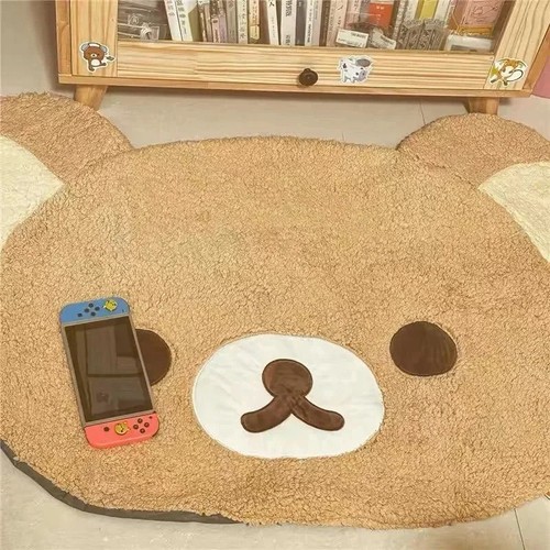 Cute bear plush - bear, floor