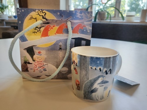 Hand signed moomin - moomin, winter