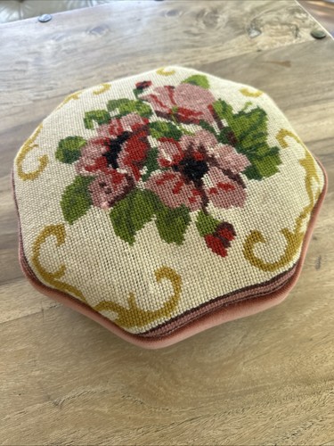 Vintage embroidered octagonal - vintage,