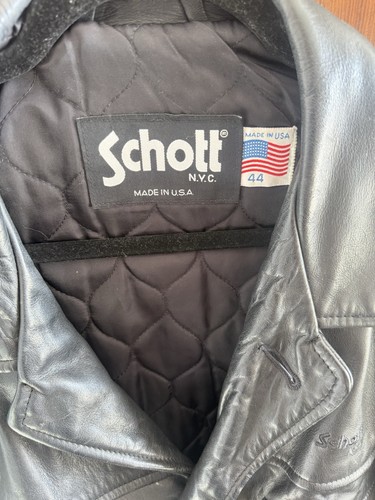 Schott nyc vintage black - schott,