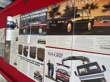 Job Lot 7x Original MK3 Vauxhall Cavalier Turbo GSi 4x4 Magazine Adverts Retro